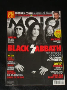 MOJO magazine 2017, Ozzy Osbourne, Black Sabbath, Leonard Cohen, Curtis Mayfield - Picture 1 of 1