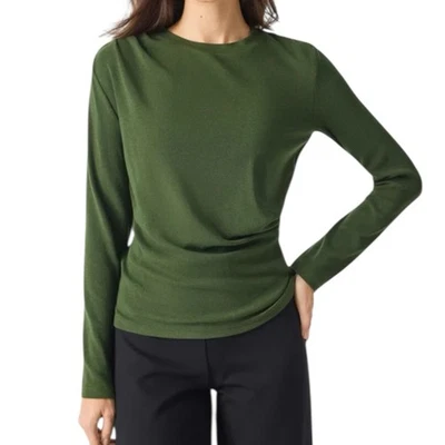 Top OGL claro cálido cuello redondo escondido azul marino verde musgo talla XL NUEVO CON ETIQUETAS Foto 1 de 4