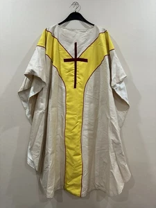 PRIESTER GEWAND KLEID ANTIK KATHOLISCHE KIRCHE schöner Zustand SELTENER FUND - Bild 1 von 8