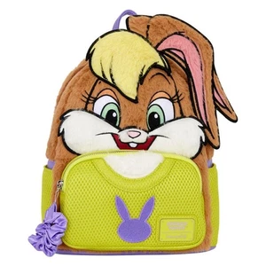 Loungefly Looney Tunes Lola Bunny Plush Cosplay Mini Backpack Bag BNWT - Picture 1 of 7