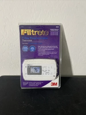 Filtrete Model 3M22 Thermostat 7-Day Programmable Thermostat Energy Saver OB New - Image 1 of 4