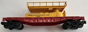 LIONEL POST-WAR #6812 TRACK MAINTENANCE CAR in Good Condition - Yellow - Picture 1 of 3