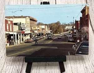 Black River Falls, WI Wisconsin, Main Street View Deer Hunting Capital Postcard - Picture 1 of 4