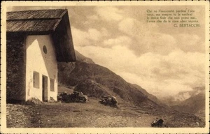 Ak Italien, Berghütte, Gedicht von C. Bertacchi - 4290963 - Picture 1 of 2