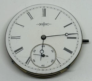 Elgin Pocket Watch Movement 1883 15 Jewels 8s Does Not Run / For Parts or Repair - Picture 1 of 17