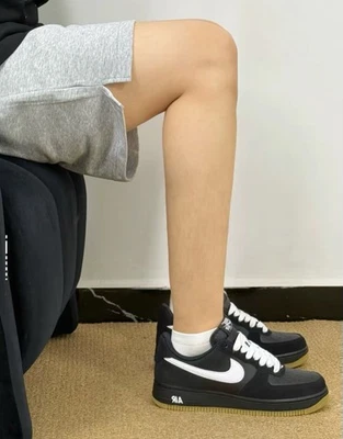 Nike Air Force 1 Low '07 LV8 Black Gum Light Brown White IB6388 001 Men's Size - Image 1 of 4