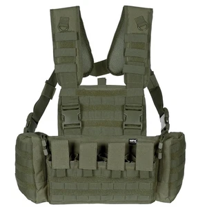 Gilet Tactical Militare Verde Con Sistema Modulare - Picture 1 of 4