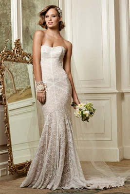 WTOO BY WATTERS ENCAJE PIPPIN Desnudo Talla 8 Foto 1 de 3