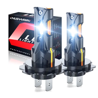 H7 6000K White LED Headlight Kits Low Beam For BMW 328i 325xi 330xi 2002-2006 - Image 1 of 4