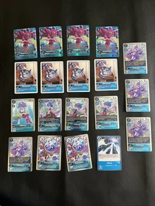 Digimon Karten Lot: Amphimon Ace x4 + 1 Jellymon Pre-Release + 4 Wanyamon + mehr - Bild 1 von 6