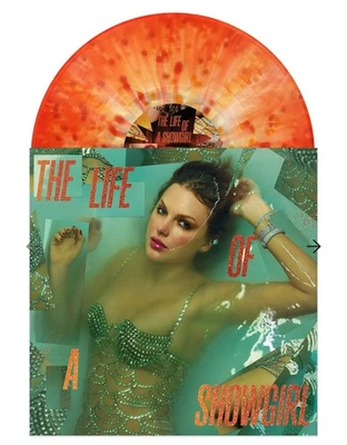 Taylor Swift ~The Life of a Showgirl:Lit My Sky Up Orange Metallic Vinyl PRESALE - Image 1 of 2