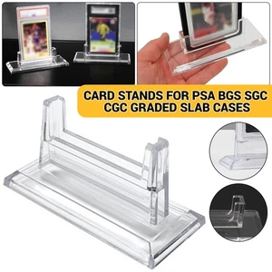 1-10Pack 35PT Magnetic Trading Sports Card Holders Hard Case+Acrylic Card Stands - Picture 1 of 17