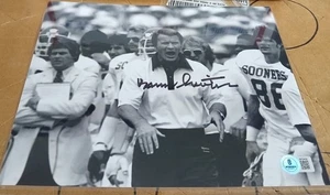 BARRY SWITZER SIGNIERTES 8X10 FOTO BECKETT BAS COA OKLAHOMA SOONERS - Bild 1 von 1