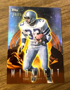 2024 Topps Midnight Dusk TONY DORSETT #'d /75 SP #25 DALLAS COWBOYS - HOF - Picture 1 of 2