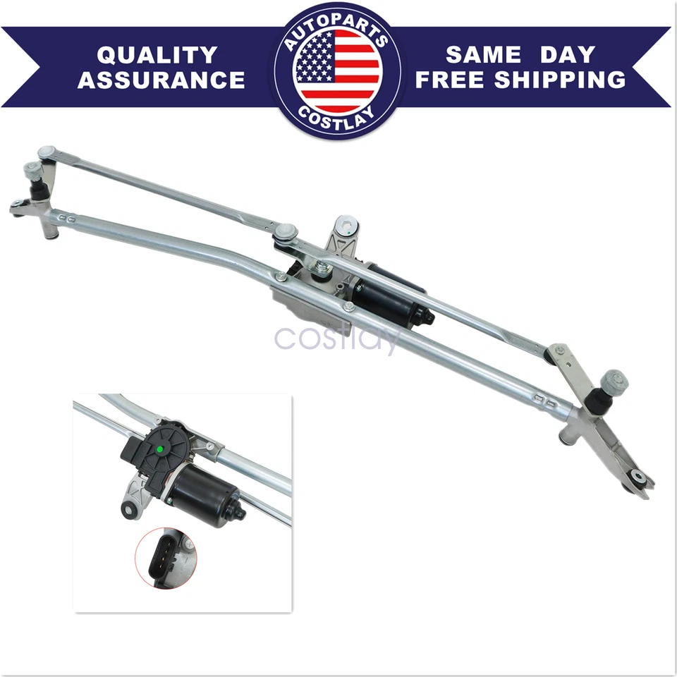 Motor de limpador de para-brisa e conjunto de ligação para Dodge Ram 2002-2004 1500 2500 - Imagem 1 de 4