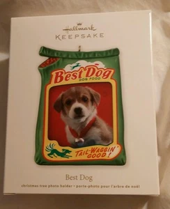 Hallmark Ornament Photo Holder, Dated 2012, "Best Dog" - Picture 1 of 1