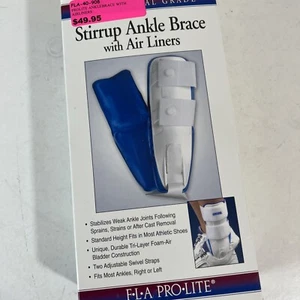 FLA Universal Pro-Lite Stirrup Ankle Brace With Air Liners Ambidextrous - Picture 1 of 5