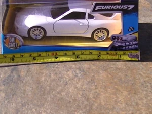 Fast & Furious 7 Brian's Toyota Supra White DIECAST 1/32 JADA - Bild 1 von 6