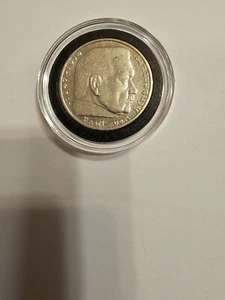 Nazi Germany 3RD Reich Silver 2 Reichmark Coin Dated 1937A Excellent Condition - Picture 1 of 2