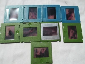 DIA Erotik DDR Original aus den 70er Jahren  - 9 Stück - In Weiss und Rot - Bild 1 von 2