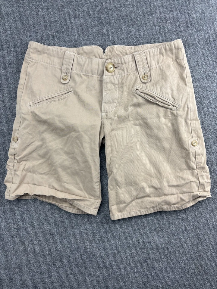 Pantalones Cortos James Perse LA Para Mujer 28 Bolsillos Chinos Tostados Algodón Foto 1 de 4