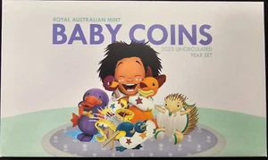 ✅Australian Coin Cover Folder 2023 🎁 BABY SET🎁 Empty coins removed - Picture 1 of 3