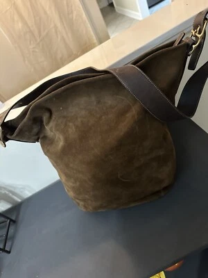 Bolso Cubo Coach Vintage Legacy Gamuza 9196 Talla Grande RARO Foto 1 de 4