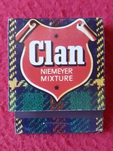 CAJA DE CERILLAS BOÎTE D´ALLUMETTES MATCHBOX CLAN NIEMEYER MIXTURE TABAC TOBACCO - Imagen 1 de 4