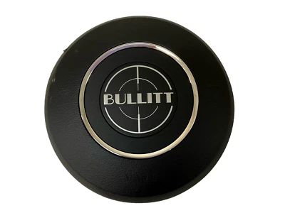 2018 19 20 2021 Ford Mustang GT BULLITT driver wheel airbag BLACK KR33-C699D88-B - Image 1 of 2