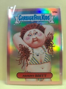 2021 Garbage Pail Kids Chrome 4 Armpit Britt  #126a Rose Gold Parallel 18/25