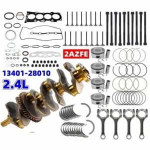2AZFE 2.4L Engine Overhaul Rebuild Kit For Toyota Camry Solara RAV4 Scion tC xB - Foto 1 di 18