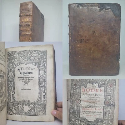 Booke of Common Prayer and Other Texts Bound In 1566 ~ Rare Jugge ~ Annotated - Image 1 of 4