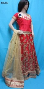 Blusa Lehenga 580 Bollywood Lehengas Choli diseñador indio ropa de novia - Imagen 1 de 58