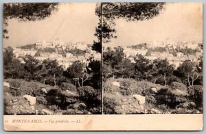 Monte Carlo Monaco French Riviera c1910 Postcard Dual View - Picture 1 of 2