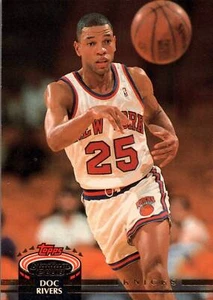 1992 Stadium Club # 241 Doc Rivers New York Knicks - Picture 1 of 2