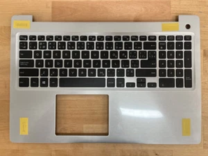 NEW Genuine Dell Inspiron 15 5570 5575 Palmrest FRENCH Keyboard 0M1FJK - Picture 1 of 3