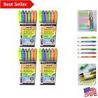 Bible-Safe Gel Highlighters Set of 6 | No Bleed Bright Colors | Twist-Up Design