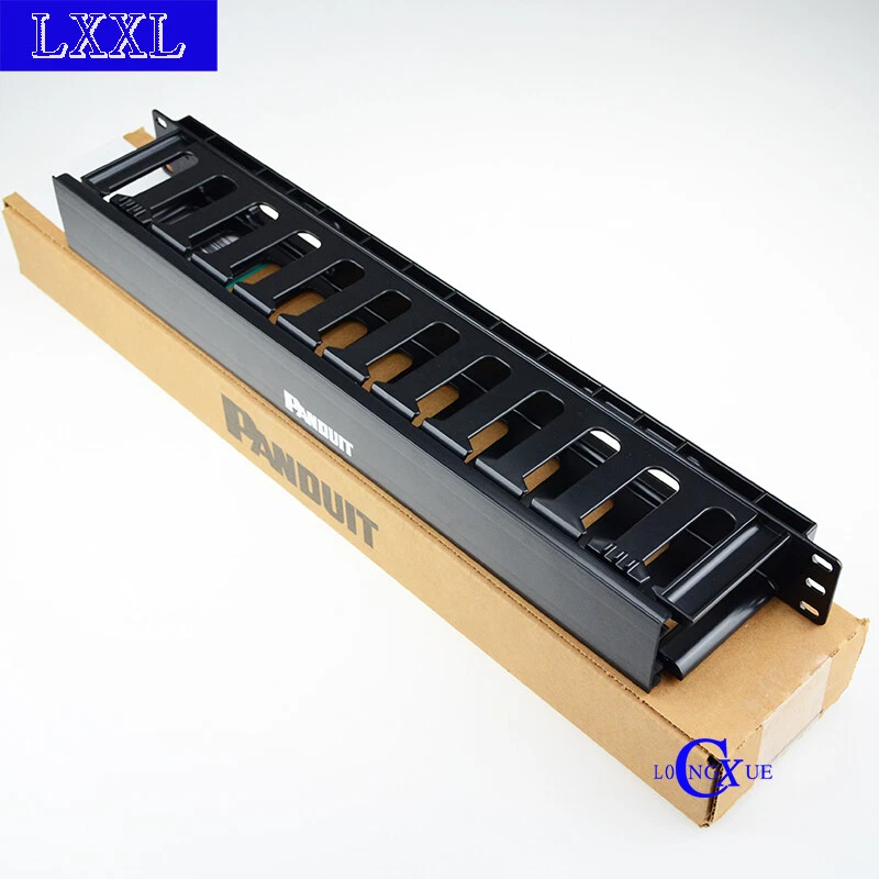 PANDUIT WMPFSE PATCHLINK HORIZONTAL CABLE MANAGER 19" FRONT ONLY 1 RU - Image 1 of 3