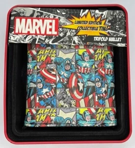 CARTERA SPIDERMAN TRIPLE EN EDICIÓN LIMITADA REGALO LATA MARVEL PARA HOMBRE O NIÑO (62) - Imagen 1 de 4