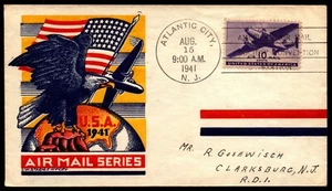 Scott C27 10 Cents Transport Plane Staehle FDC Addressed Planty C27-19 - Picture 1 of 2