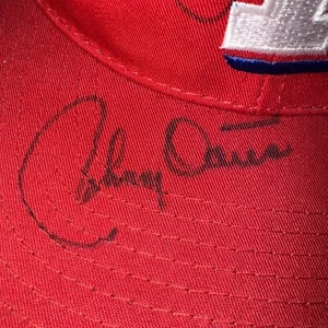 Texas Rangers Autographed Hat By Johnny Oates, Rick Helling, Lee Stevens ++ - Picture 1 of 12