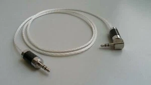 HiFi-TF8S 3.5mm 0.7mm OCC Silver Plated Wire earphone audio cable Aux  - Picture 1 of 1