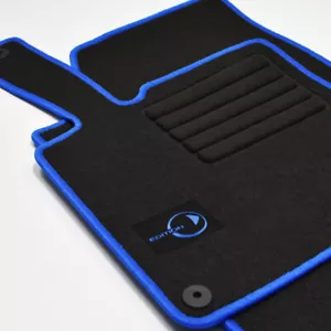 Tappetini professionali Tappetini Velour Edi per Smart Fortwo 451 dall'anno di costruzione 2007 - 2014 blu - Foto 1 di 7