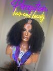 Human Hair Afro Kinky Curly U Part Wig