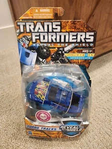TURBO TRACKS Transformers Reveal the Shield Deluxe Sports Car action Figure NEW - Picture 1 of 16