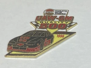 NASCAR Winston Cup Race Pin UAW-GM Quality 500 Charlotte October 6 1996 10/6/96 - Picture 1 of 2