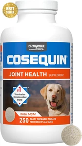 Nutramax Cosequin Strength Joint Health Supplement for Dogs 250 Chewable Tablets - Picture 1 of 12