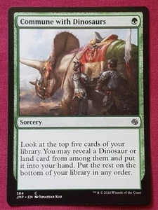 Magic The Gathering JUMPSTART COMMUNE WITH DINOSAURS green card MTG - Bild 1 von 2