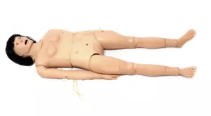 Maniquí de enfermería modelo de entrenamiento H126 para traqueotomía femenina y aspiración de esputo - Imagen 1 de 2