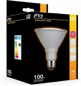 TCP LED PAR 38 15W ES PAR38 LIGHT BULB WARM WHITE ES 1200 LM 3000K DIMMABLE BNIB - Picture 1 of 1